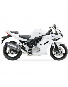 Silencieux IXIL Hexoval Xtrem inox / alu noir - Suzuki SV 650/S 2