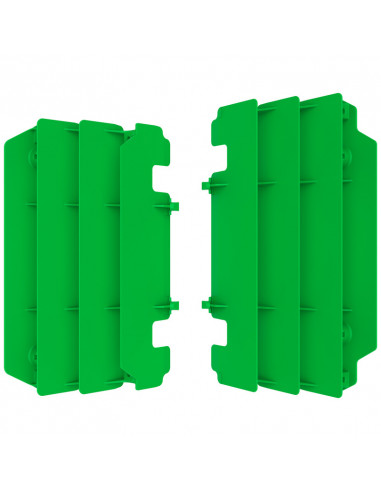 Cache-radiateur POLISPORT vert - Kawasaki KX125