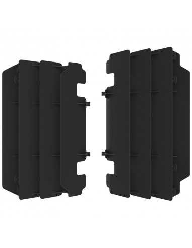 Cache-radiateur POLISPORT noir - Kawasaki KX250