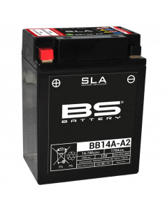 Batterie BS BATTERY SLA sans entretien activé usine - BB14A-A2