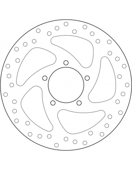 Disque de frein BREMBO Série Oro fixe - 68B407P6