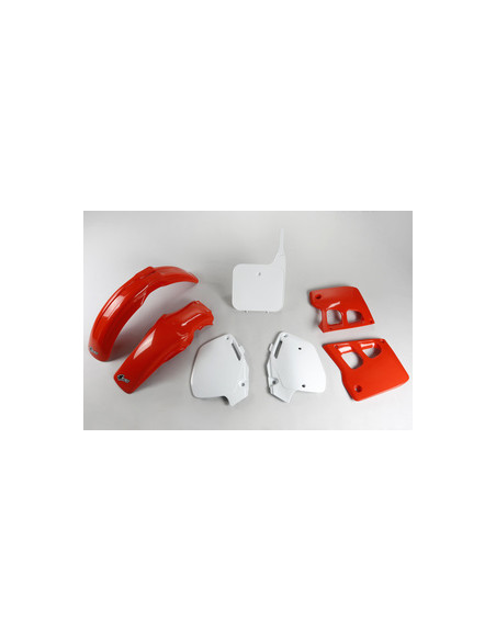 Kit plastique complet OEM 90 UFO - Rouge/Blanc