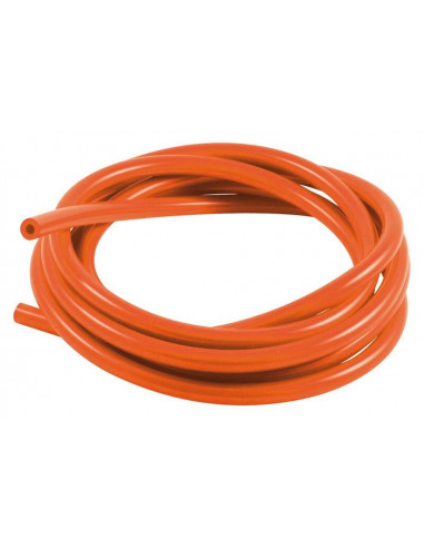 Durite de mise à l'air SAMCO pour carburateur silicone orange 3m - Øint. 3mm/Øext. 7mm