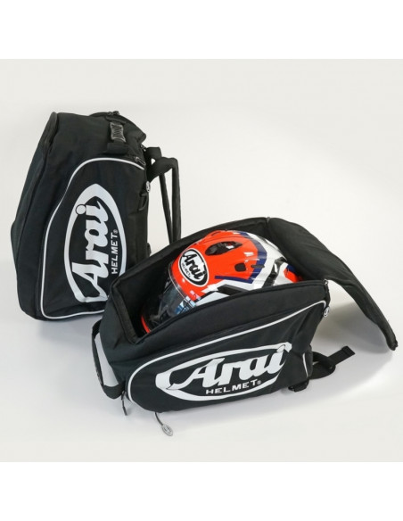 Sac à dos pour casque en textile ARAI - Noir