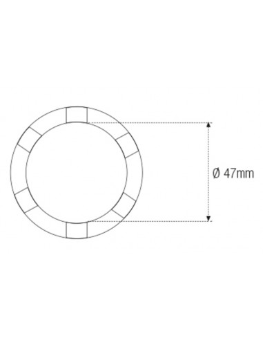 Douille à créneaux MOTION PRO Ø47mm