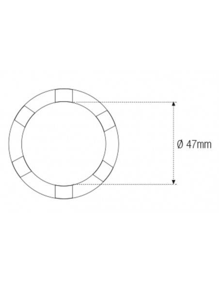 Douille à créneaux MOTION PRO Ø47mm