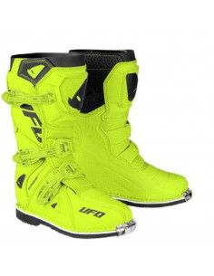 Bottes junior UFO Typhoon - jaune neon