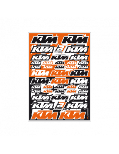 Planche de stickers BLACKBIRD PVC - KTM
