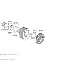 Kit cylindre POLINI - Ø68,5mm 2