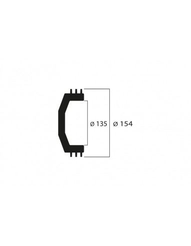 Cloche d'embrayage MALOSSI Maxi Wing ø135 mm