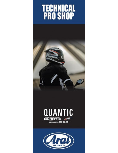 Bannière magnétique ARAI Quantic 49x140cm