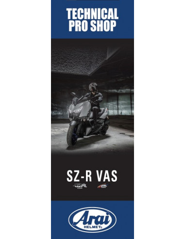 Bannière magnétique ARAI SZ-VAS 49x140cm