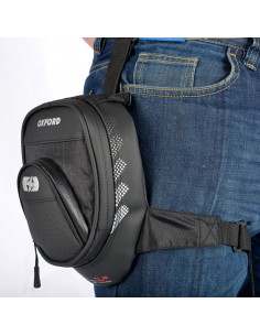 Sacoche jambe OXFORD L1R noir 2