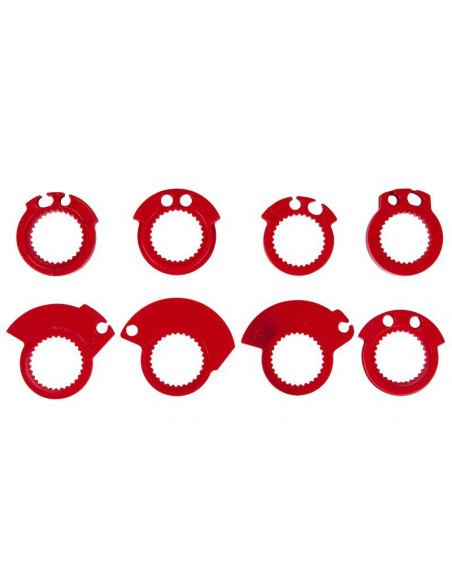 Revêtements de poignée RACETECH R20 Lock-On - Wave