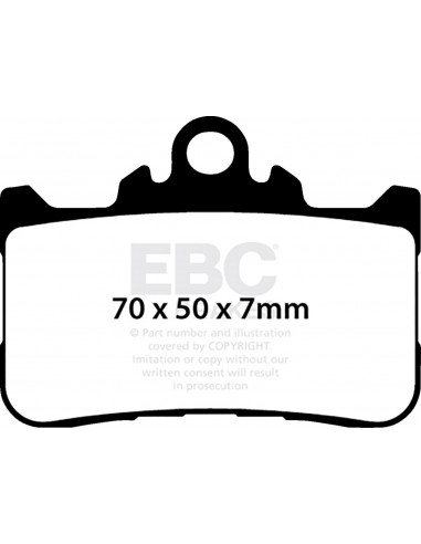 BRAKE PAD SINTERED HH