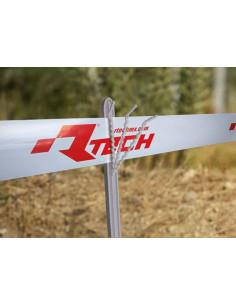 Piquet de piste plastique RACETECH blanc 2