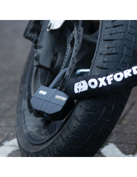 Antivol chaîne OXFORD Boss Alarm 16mm + chaine 12X1.2