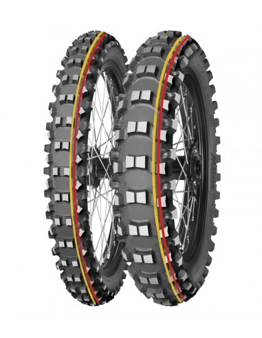 Pneu MITAS TERRA FORCE-MX SM 70/100-19 NHS 42M TT SOFT TO MEDIUM RED YELLOW