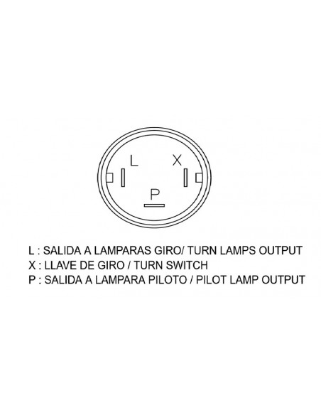Relais de clignotant TECNIUM DZE OE 3 pôles 6V