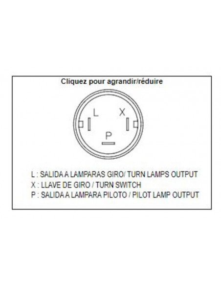 Relais de clignotant TECNIUM DZE OE 3 pôles 12V