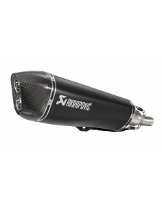 Silencieux slip-on pour scooter,MUFFLER SS BLK PIA MP3