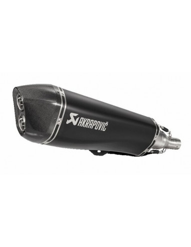 Silencieux slip-on pour scooter,MUFFLER SS BLK PIA MP3