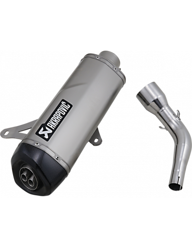 Silencieux slip-on en acier inoxydable pour scooter,MUFFLER SS/CF GTS300