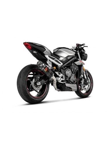 Silencieux slip-on,MUFFLER CF STREET TRIPLE