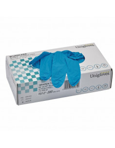 Gants nitrile d’atelier DRAPER bleu (100 pièces)