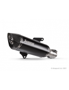 Silencieux slip-on pour scooter,MUFFLER SS BK FORZA 350