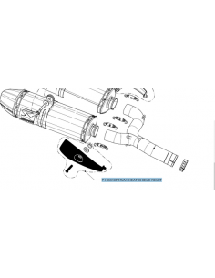 Pièces de rechange,HEAT SHIELD CF