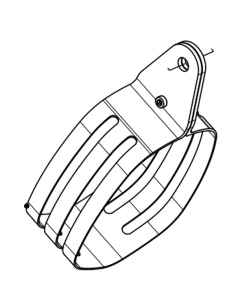 Sangle d'échappement de rechange,CLAMP MUFFLER TYPE TFT1X