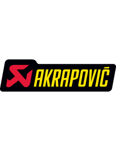 Autocollant générique de rechange,STICKER AKRAPOVIC 90X27