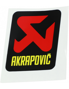 Autocollant générique de rechange,STICKER AKRAPOVIC 57X60