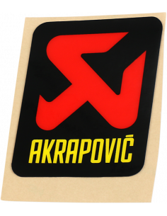 Autocollant générique de rechange,STICKER AKRAPOVIC 60X70