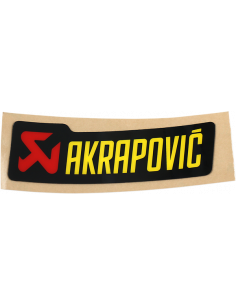 Autocollant générique de rechange,STICKER AKRAPOVIC 90X26.5