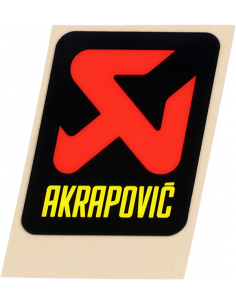 Autocollant générique de rechange,STICKER AKRAPOVIC VERT 60