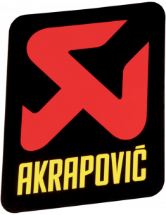 Autocollant générique de rechange,STICKER AKRAPOVIC VERT 95