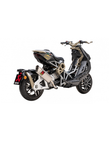 Silencieux slip-on pour scooter,MUFFLER TI ITALJET