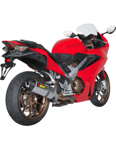 Silencieux slip-on,MUFFLER TI/CF VFR800F 14