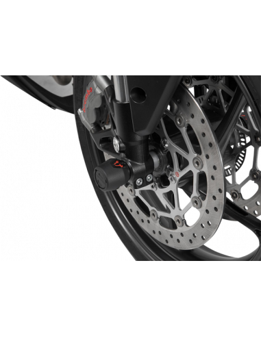 Roulettes de protection d’axe de roue avant,FRONT AXLE SLIDER SET