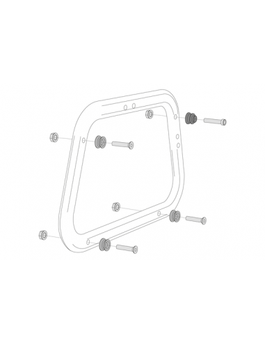Kit d’adaptation pour support EVO,ADAPTER KIT FOR EVO CARRI