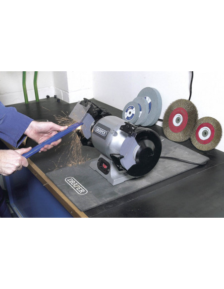 230V Heavy Duty meuleuse DRAPER 150mm 370w