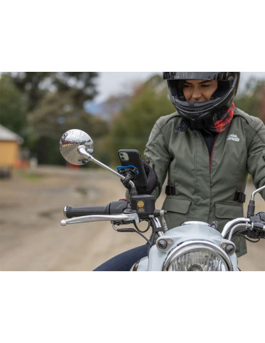 Support de smartphone QUAD LOCK fixation rétroviseur