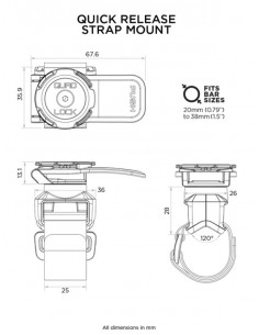 Support à sangle QUAD LOCK Quick Release 2