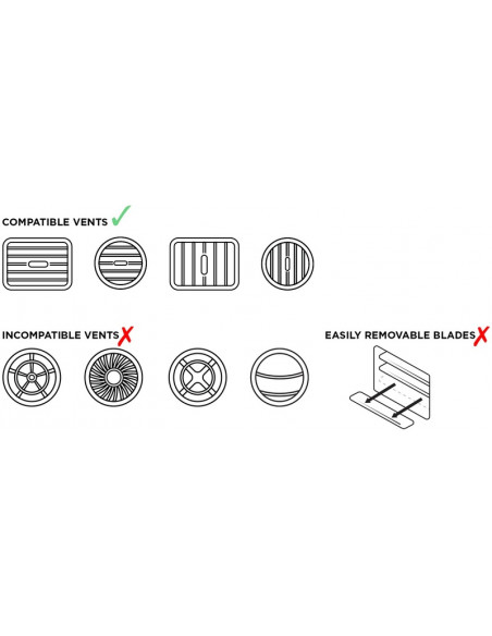 Support de smartphone QUAD LOCK grille d'aération