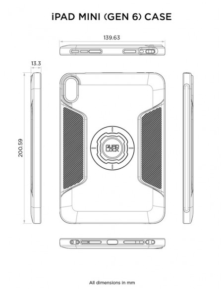 Coque QUAD LOCK - iPad Mini 6è génération