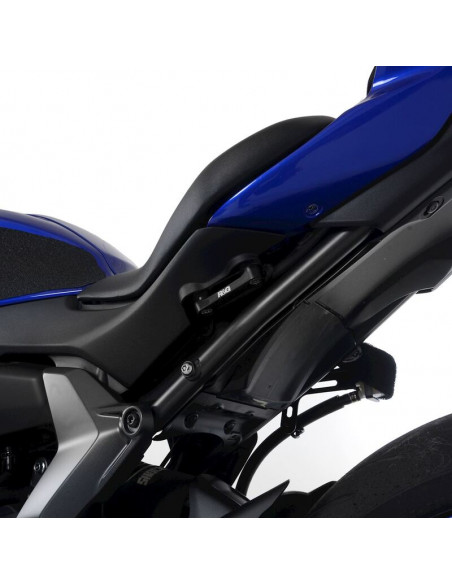 Cache orifice reposes-pied arrière R&G RACING noir