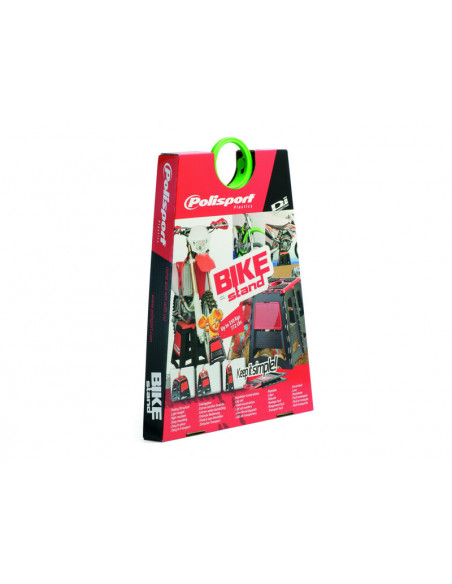 Lève-moto fixe POLISPORT repliable orange/noir