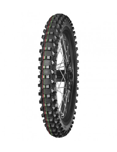 Pneu MITAS TERRA FORCE-MX MH 60/100-14 29M TT MEDIUM HARD TERRAIN RED GREEN NHS